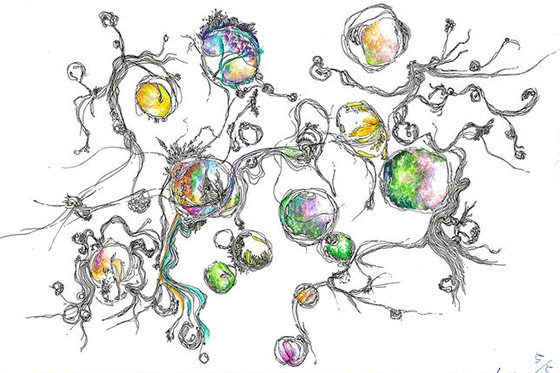 たんようすけ/untangle. WORKS-4 (c) http://karahogu.wix.com/drawinglabo